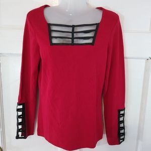 RADZOLI GOTHIC Top CAGE CUTOUT Y2K 2000s Cyber L